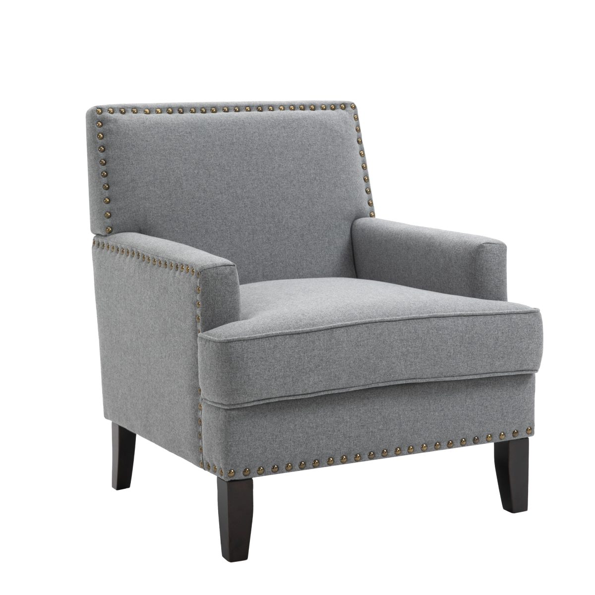 Angelina Upholstered Armchair Arm Club Chair - Image 1