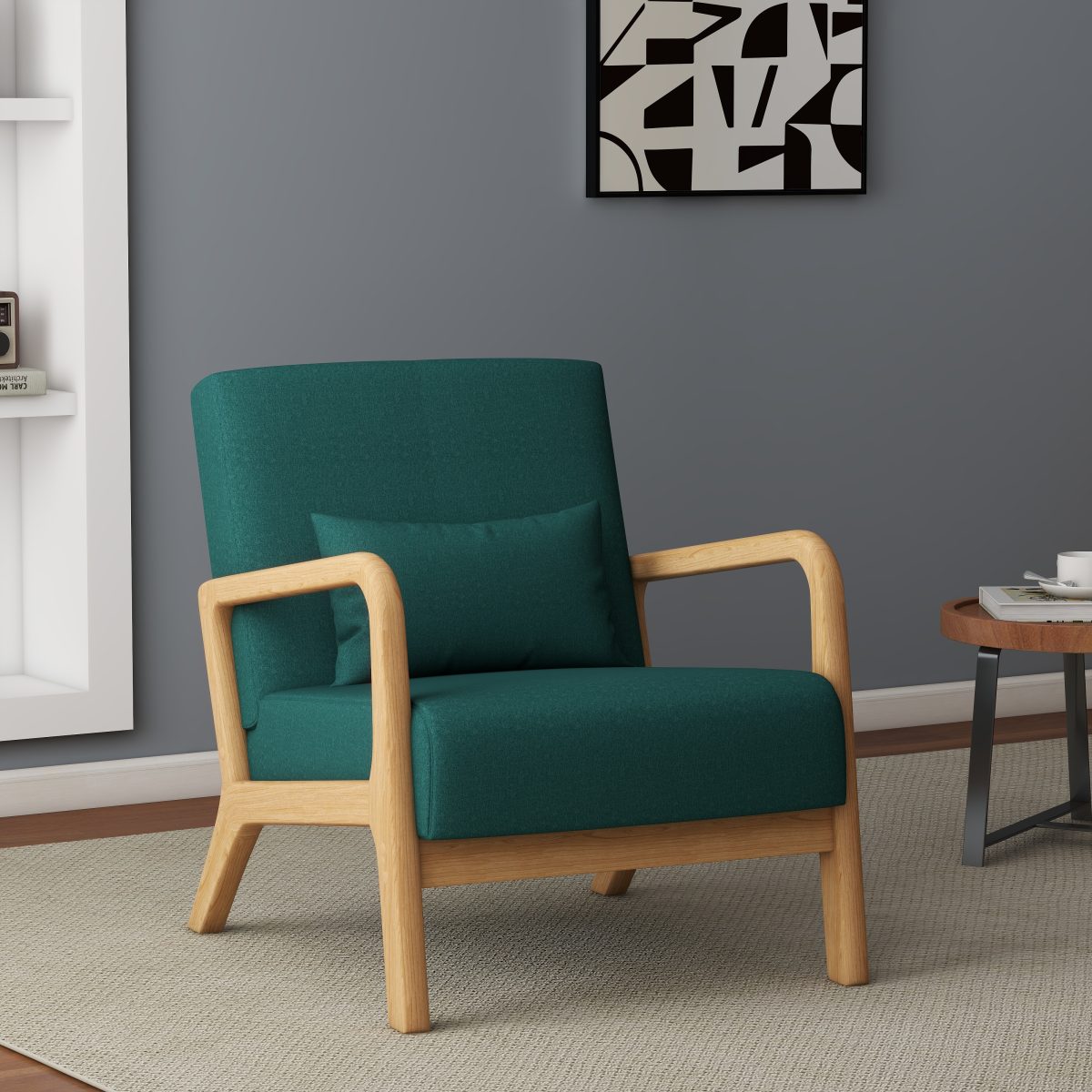 Allissa Velvet Armchair - Image 6