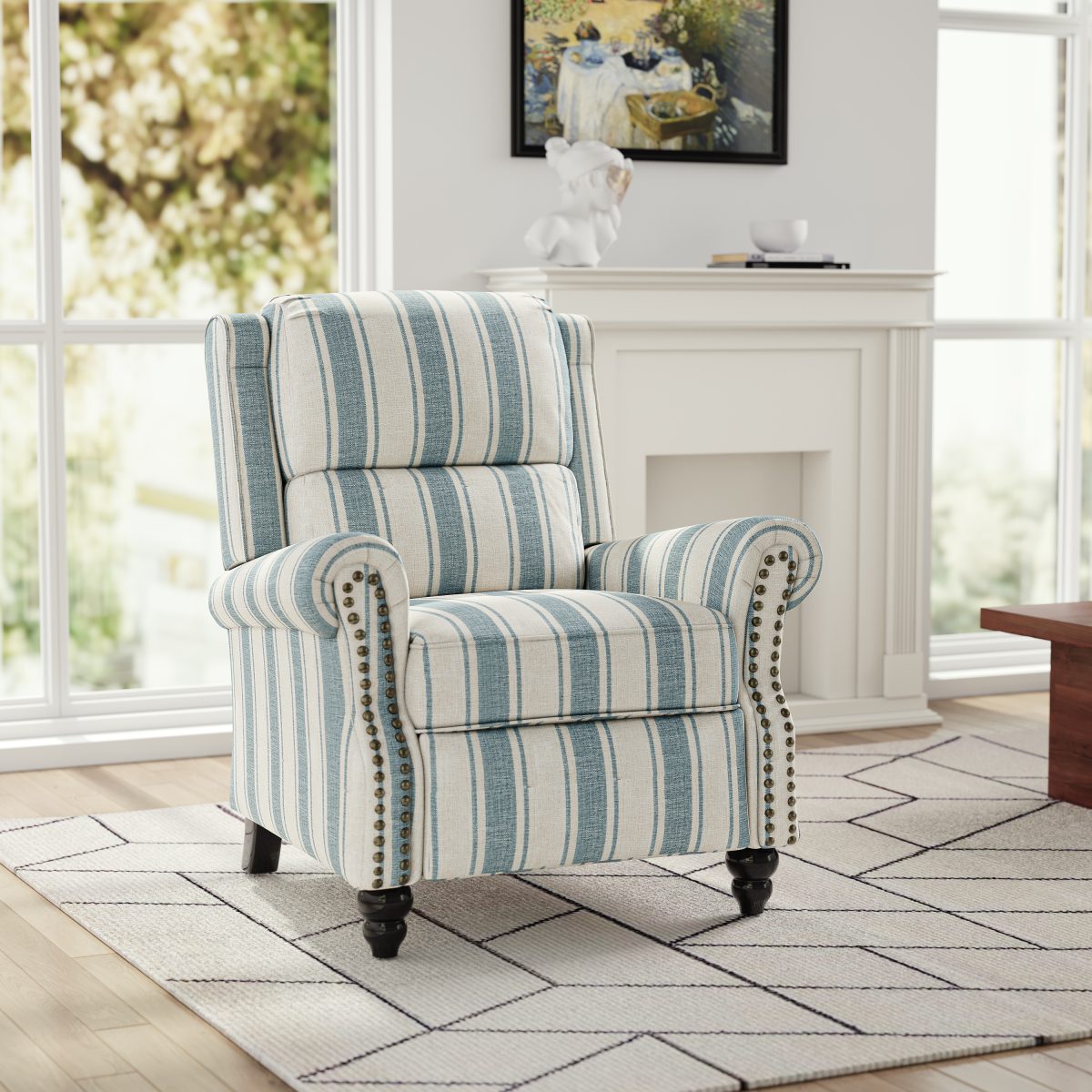 Ameiah Faux Leather Recliner - Image 4