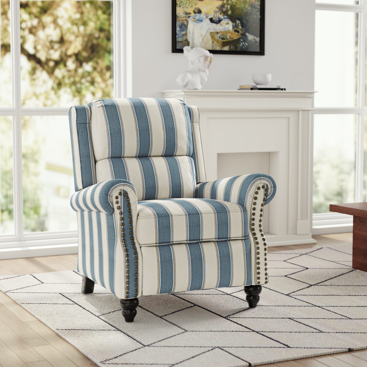 Ameiah Faux Leather Recliner - Image 3