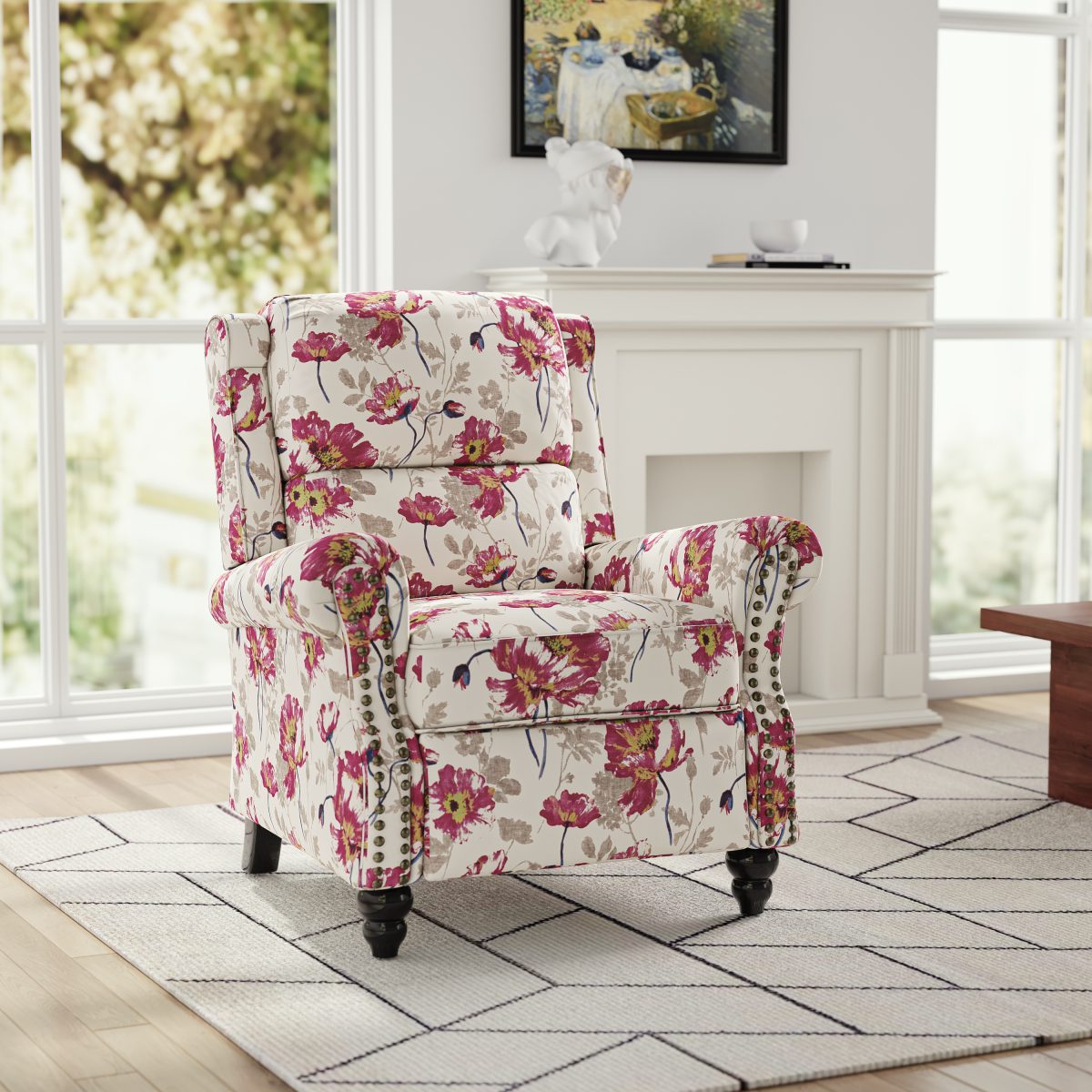 Ameiah Faux Leather Recliner - Image 5