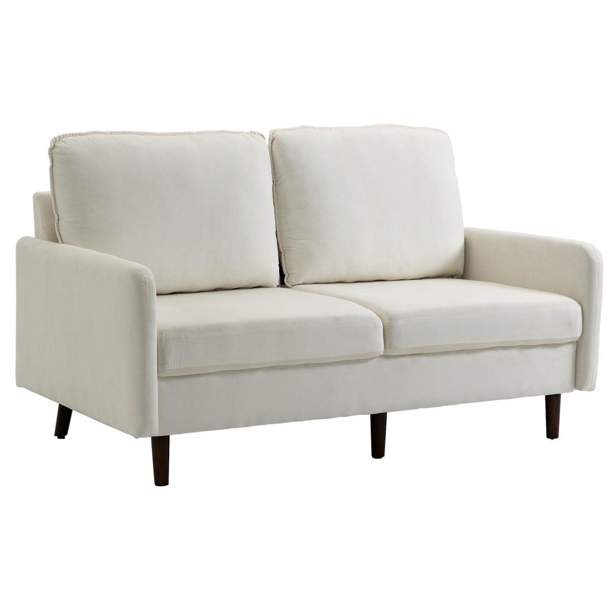 Milman 56.9'' Velvet Loveseat - Image 1