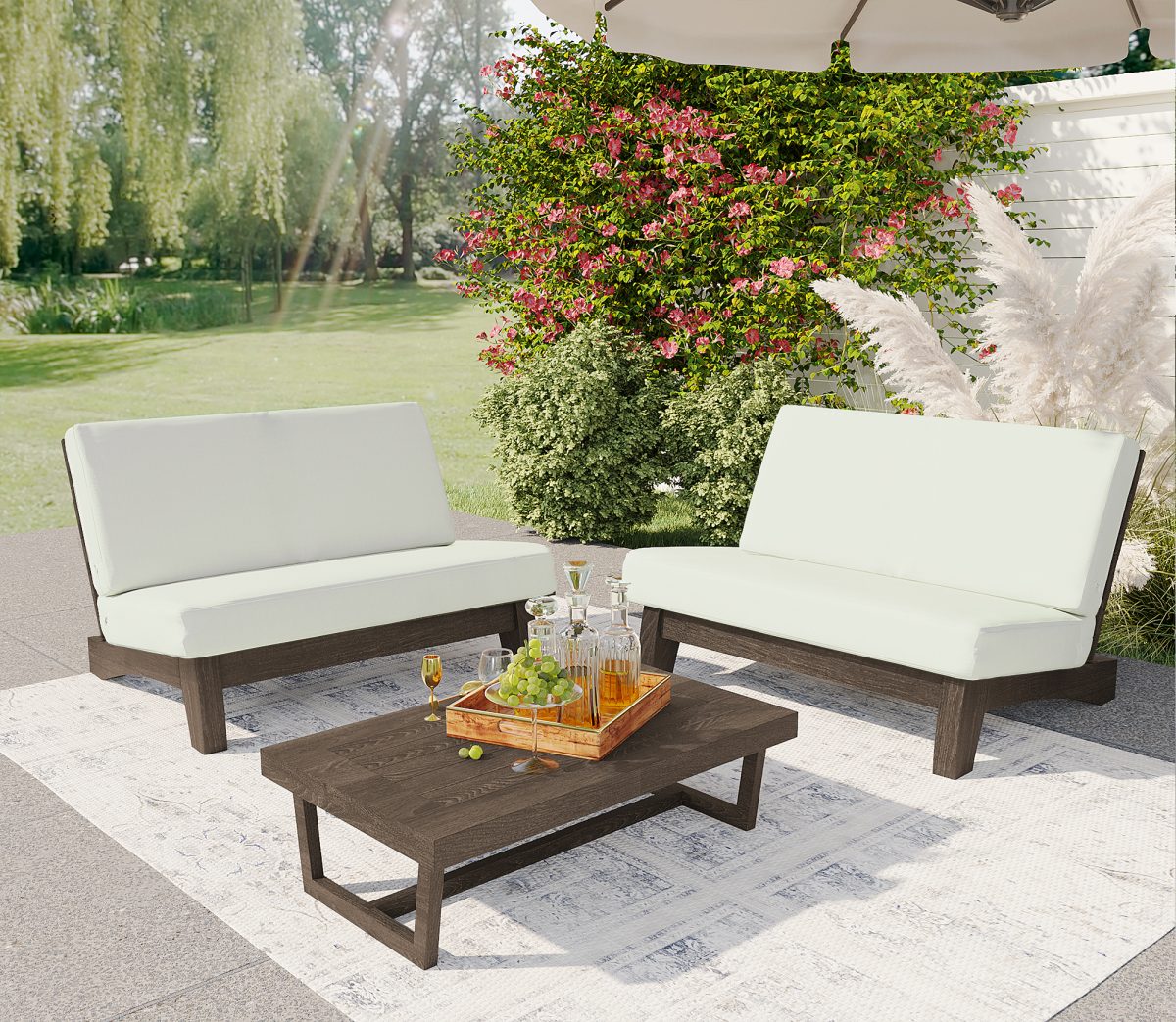 Gerlinda 3 Piece Sofa Seating Group with Cushions - Image 2